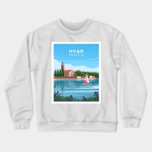 Hvar Island, Croatia Crewneck Sweatshirt